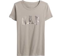 GAP V-SS LOGO CLASSIC TEE T-Shirt für Damen, beige, größe XS