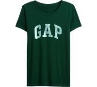 GAP V-SS LOGO CLASSIC TEE T-Shirt für Damen, dunkelgrün, größe S