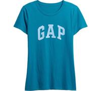 GAP V-SS LOGO CLASSIC TEE T-Shirt für Damen, türkis, größe S