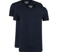 Garage 2-Pack Basic T-shirt Bio Dunkelblau - Größe L Blau L