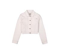 Jeansjacke GARCIA, Mädchen, Gr. 176, weiß, Denim/Jeans, Obermaterial: 91% Baumwolle, 7% Polyester, 2% Elasthan, unifarben, casual, regular fit kurz, Langarm Bündchen, Jacken, mit Brusttaschen, for Gir