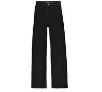 Weite Jeans GARCIA "Annemay", Mädchen, Gr. 152, N-Gr, schwarz used schwarz, Denim/Jeans, Obermaterial: 99% Baumwolle, 1% Elasthan, weit, Jeans, for GIRLS (59619769-152) schwarz used schwarz