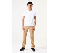 Cargohose GARCIA, Jungen, Gr. 134, N-Gr, beige (hessian), Web, Obermaterial: 98% Baumwolle, 2% Elasthan, unifarben, regular fit lang, Hosen Cargohose, for BOYS (56812854-134)