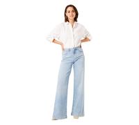 Garcia Celia 249 Jeans in Stone-Waschung mit Wide Leg W26 / L30 Wide Fit