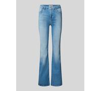Garcia Flared fit Bootcut-Jeans aus Baumwoll-Mix Modell 'Celia' in Blau, Größe 31/32