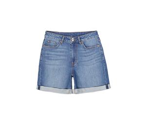 Garcia - High-Waist Jeans-Shorts blau - Gr. - 28