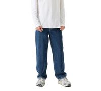 Straight-Jeans GARCIA "JAYSEN", Jungen, Gr. 176, N-Gr, blau (schwarz used), Denim/Jeans, Obermaterial: 100% Baumwolle, straight fit knöchellang, Jeans Straight-Jeans, im Five-Pocket Style, for Boys (1