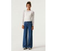 Weite Jeans GARCIA "Annemay", Mädchen, Gr. 134, N-Gr, schwarz used 7623, Denim/Jeans, Obermaterial: 99% Baumwolle, 1% Elasthan, weit, Jeans Weite Jeans, for GIRLS (58836313-134)