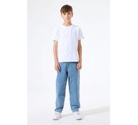 Gerade Jeans GARCIA, Jungen, Gr. 152, N-Gr, medium used, Denim/Jeans, Obermaterial: 100% Baumwolle, unifarben, normal lang, Jeans, im 5-Pocket-Style, für Boys (78691318-152) medium used