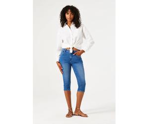 Garcia Jeans-Caprihose - Skinny fit - in Blau - Größe W28 | Damenhosen