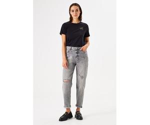 Garcia Jeans - Mom fit - in Grau - Größe W32/L30 | Damenjeans