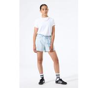 Jeansshorts GARCIA, Mädchen, Gr. 146, N-Gr, bleached, Denim/Jeans, Obermaterial: 100% Baumwolle, unifarben, normal kurz, Jeans Jeansshorts, im 5-Pocket-Stil, für Girls (52716733-146) bleached