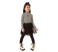 Garcia Kids Mädchen Jurk Kinderkleid, Off Black, 98 EU
