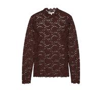 Garcia - Langarmshirt aus Spitze braun - Gr. - M