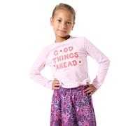 Garcia Mädchen Langarmshirt Frontprint, Größe:128/134, Farbe:Almond Blossom