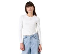 Garcia Mädchen Langarmshirt, Größe:176, Farbe:Off White