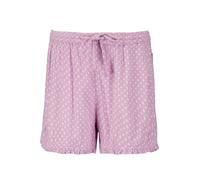 Garcia Mädchen Shorts kurze Hose mit Rüschensaum lila love 110