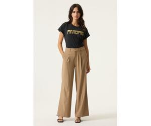 Garcia Marlenehose in Hellbraun - Größe L | Damenhosen