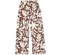 Garcia - Marlenehose mit Allover-Print und weitem Bein braun - Gr. - M