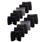 Garcia Pescara Uomo8 Herren Boxershorts Größe S - 3XL im 12er Pack - Männer Unterhosen Boxers Retro Pants (M)