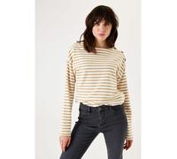 Sweatshirt GARCIA Gr. XL, braun (iced coffee) Damen Sweatshirts (42931761-XL) iced coffee