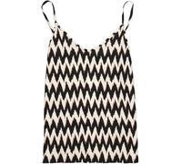 Garcia - Spaghetti Top mit Alloverprint schwarz - Gr. - L