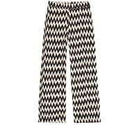 Garcia - Stoffhose mit Alloverprint schwarz - Gr. - XS