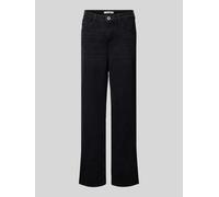 Garcia Straight Fit Jeans aus Baumwoll-Mix Modell 'Celia' in Black, Größe 26/30