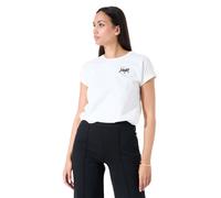 Garcia T-Shirt in Cremeweiß mit Rundhals XXL Loose Fit