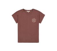 Garcia - T-Shirt mit Textdruck braun - Gr. - S