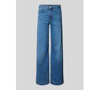 Garcia Wide Fit Jeans aus Baumwoll-Mix Modell 'Celia wide' in Blau, Größe 26/32