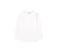Langarmshirt GARCIA, Jungen, Gr. 140/146, weiß, Jersey, Obermaterial: 95% Baumwolle, 5% Elasthan, unifarben, regular fit normal, Rundhals, gerader Abschluss, Shirts, for BOYS (57890047-140) weiß