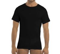 GARDA - 3 Stück Tshirt Halbarm Herren, Rundhalsausschnitt, 100% mercerisierte Baumwolle Art. 0044, Schwarz, XL