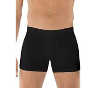 GARDA - 6 HerrenBoxershorts aus bielastischer Baumwolle, Boxershorts mit bedecktem Gummizug, 3946, Schwarz, XL