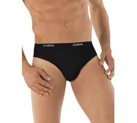 GARDA - 6 Minilip für Herren, niedrige Taille, elastisches Außenmaterial aus elastischer Baumwolle, Art. 3970, Schwarz, XL