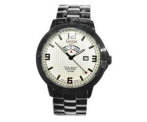 GARDE - UMR Ruhla Herrenuhr Armbanduhr 91199 Sport schwarz, GMT, 10ATM, Saphirglas