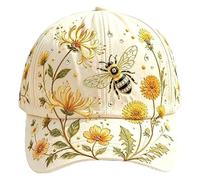 Garden Morning Baseball Cap Damen Vintage Basecap Mit 3D-Print Casual Dad Hat for Beach Outdoor Wear Fishing Cap On Running Caps Fashion Accessories