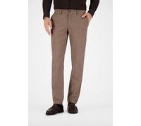 gardeur Bono Modern Fit Flatfronthose Dunkelbeige, Mikromuster