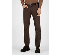 gardeur Bill Modern Fit Five-Pocket-Hose braun, Einfarbig