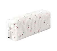 Gardsell Federmäppchen, leicht, ästhetisch, für Büro, Uni, Schule, Aufbewahrungstasche, Organizer, Make-up-Tasche, Kosmetiktasche für Mädchen, Jungen, Kinder (Blumen-Kirsche)