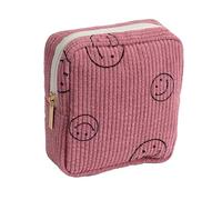 Gardsell Make-up-Tasche, Geldbörse, Kosmetiktasche, Kordsamt, niedliche Kosmetiktasche, Handtaschen, Geldbörsen, Make-up-Organizer, Aufbewahrung für Damen, Small Pink, Kosmetiktasche für Damen