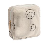 Gardsell Make-up-Tasche, Geldbörse, Kosmetiktasche, Kordsamt, niedliche Kosmetiktasche, Handtaschen, Geldbörsen, Make-up-Organizer, Aufbewahrung für Damen, Klein, Beige