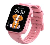 garett Smartwatch Kinder Mädchen Jungen - 1,85″ - Face Unlock - GPS GEO-Zaun Videoanruf SOS - Rel 4G Rosa