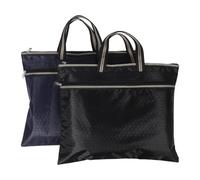 GARIOUANS 2 Stück Dokumententaschen aus Oxford Gewebe mit Reißverschluss Business Laptoptasche und Aktentasche für Herren und Damen Wasserfeste Bürotasche mit Griff für Meetings und