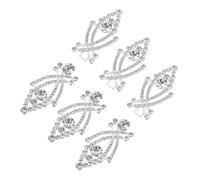 GARIOUANS 3 Stück Chinesische Froschknöpfe mit Strass Traditionelle Knotenverschluss Haken Modische Clip Schnallen für Cardigans Capes Cheongsam Vielseitig für DIY und Festliche Kleidung