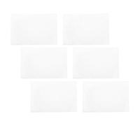 GARIOUANS 6 Stück Kunststoff Leinwandplatten 34x26cm Weißes Netzgewebe für Kreuzstich Stricken und Häkeln Reißfestes Bastelmaterial für Selbstgemacht Stickprojekte