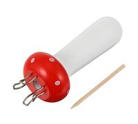 GARIOUANS Handlicher Roter Pilz-wollwickler Aus Langlebigem Material Vielseitig Für Wolle Baumwolle Seide Und Synthetische Garne Zum Stricken Und Basteln Für Erwachsene Und Anfänger