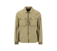 FYNCH-HATTON - Garmentdye Overshirt dark khaki - Gr. - M