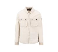 FYNCH-HATTON - Garmentdye Overshirt cement - Gr. - XXL