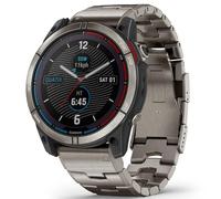 Garmin - 010-02541-61 - Smartwatch - Unissex - Quatix® 7X Sapphire Solar Titan mit zusaetzlichem Silikonarmband himmelblau